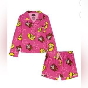 Nintendo Pink Character Pajama Set for Kids